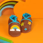 Chaussons ~ Arc-en-ciel & Etoile
