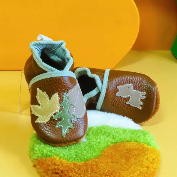 Chaussons ~ Biche & Feuilles b