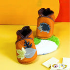 Chaussons ~ Hérisson & Feuilles
