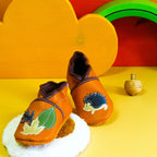 Chaussons ~ Hérisson & Feuilles