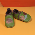 Chaussons ~ Hérisson & Feuilles