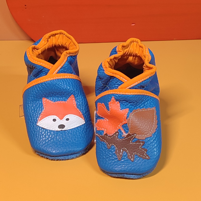 Chaussons ~ Renardeau & Feuilles