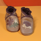 Chaussons ~ Hérisson & Feuilles