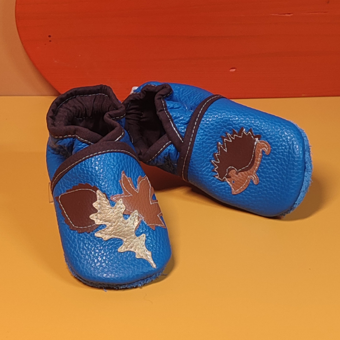 Chaussons ~ Hérisson & Feuilles