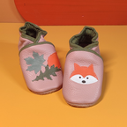 Chaussons ~ Renardeau & Feuilles