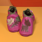 Chaussons ~ Biche & Feuilles