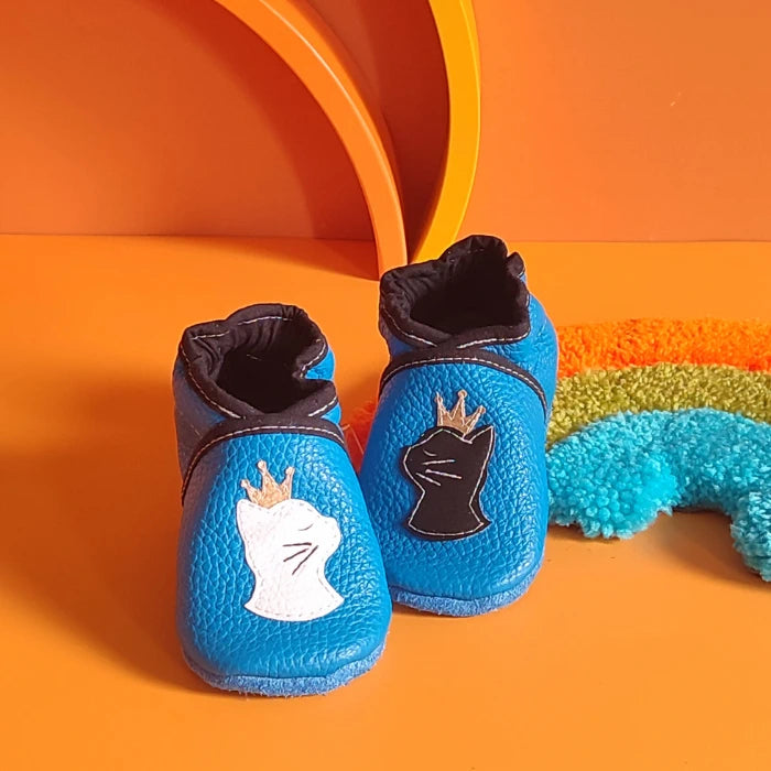Chaussons ~ Chat couronné