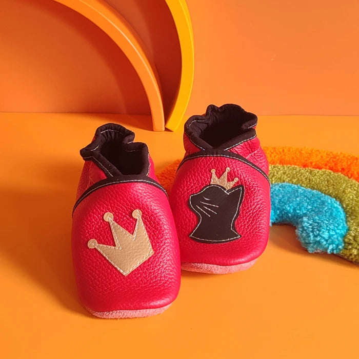 Chaussons ~ Chat & Couronne