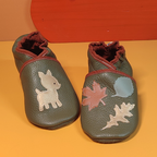 Chaussons ~ Biche & Feuilles