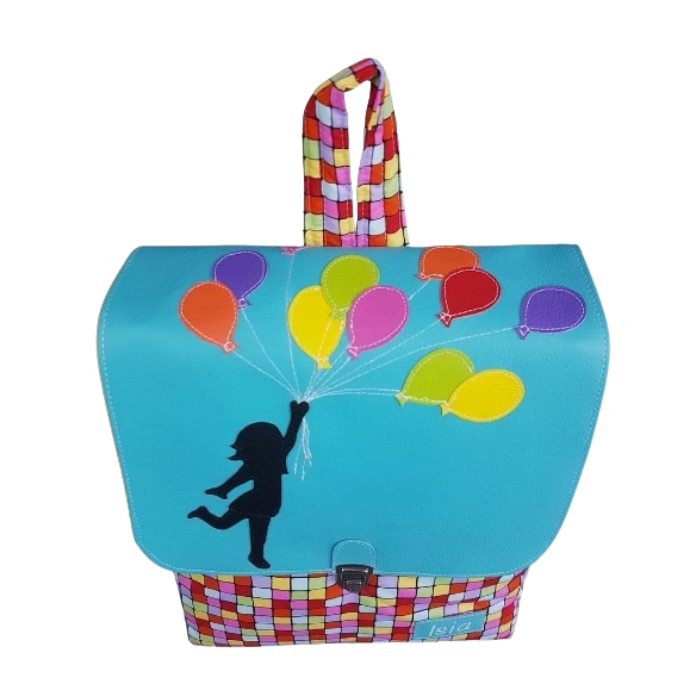 Sac "Maternelle" ~ Fillette aux ballons