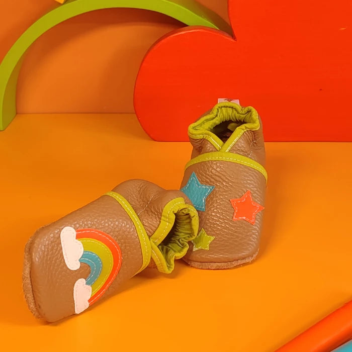 Chaussons ~ Arc-en-ciel & Etoile