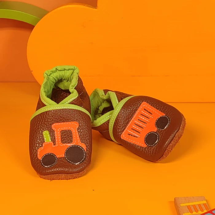 Chaussons ~ Tracteur & sa remorque