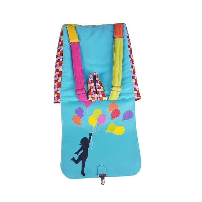 Sac "Maternelle" ~ Fillette aux ballons