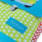 Sac "Maternelle" ~ Chouette & sanglier en voiture