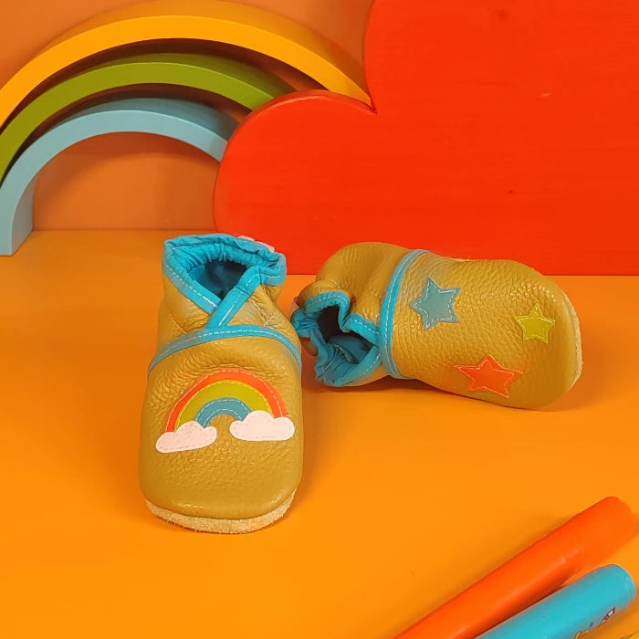 Chaussons ~ Arc-en-ciel & Etoile