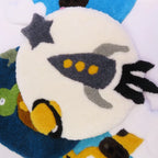 Tapis tufté ~“Fusée” / disponible