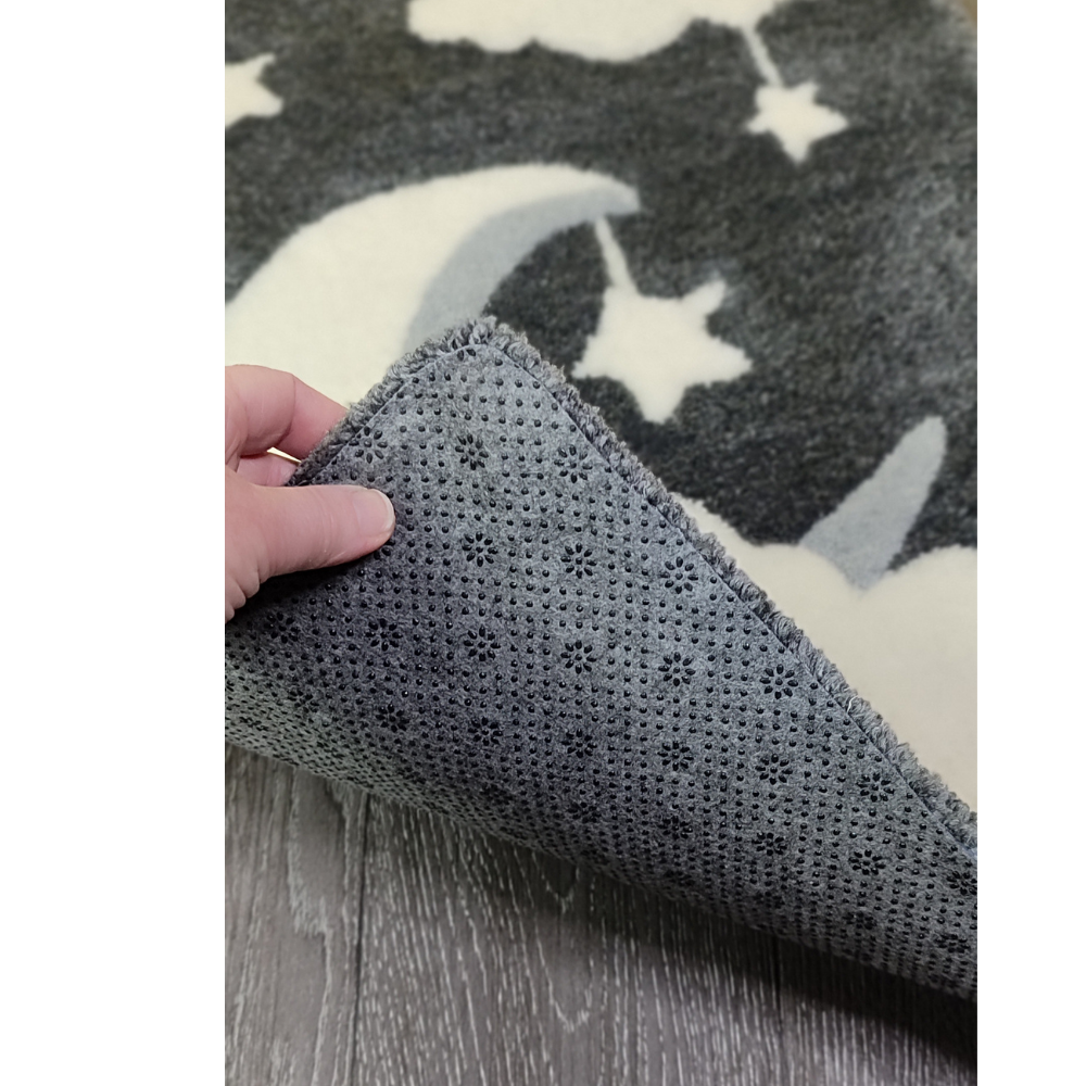 Tapis tufté ~“Lune et Nuages”