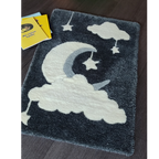 Tapis tufté ~“Lune et Nuages”