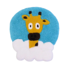 tapis tufté girafe, fait main, les ateliers de lune, moselle , label MOSL