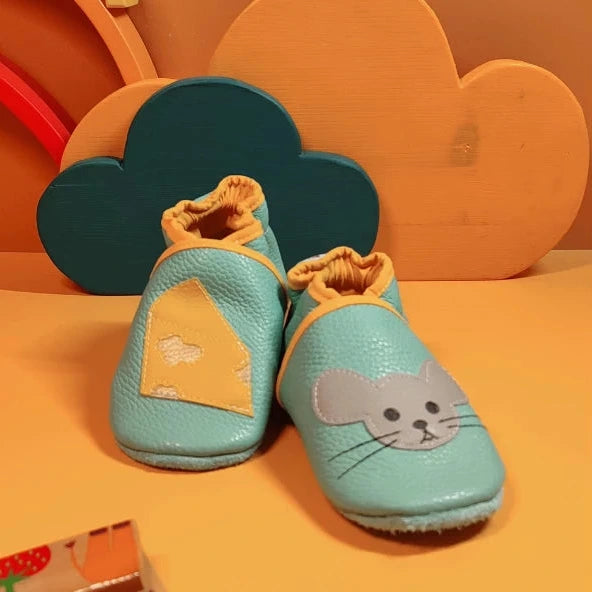 Chaussons ~ Souris & Fromage