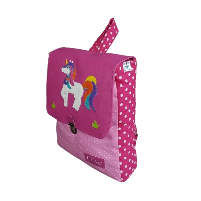 sac-maternelle-licorne-fuchsia-rose-enfant-profil
