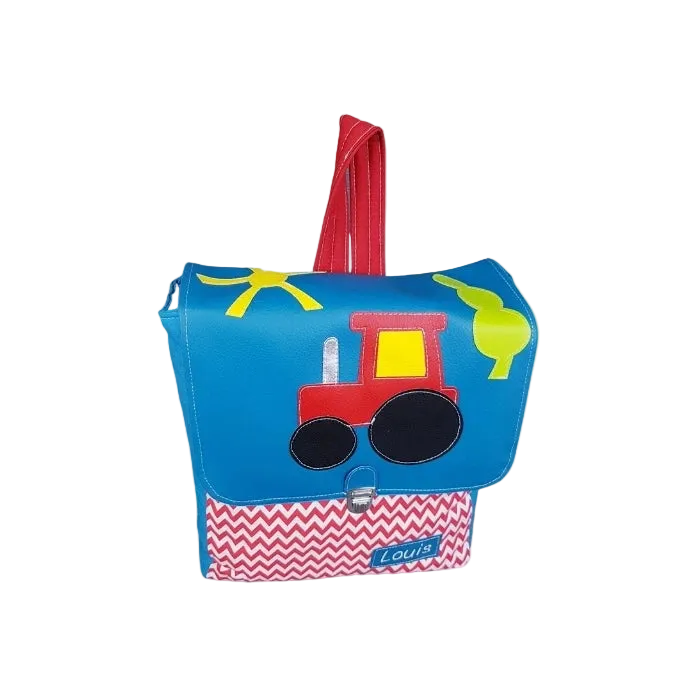 sac-maternelle-tracteur-bleu-rouge-enfant-de haut