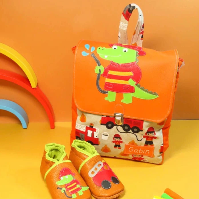 sac_Croco_Pompier-chaussons-cuir-souple-pompier