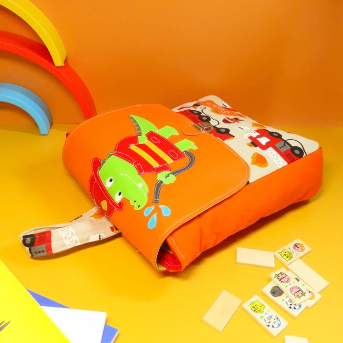 Sac "Maternelle" ~ Croco Pompier