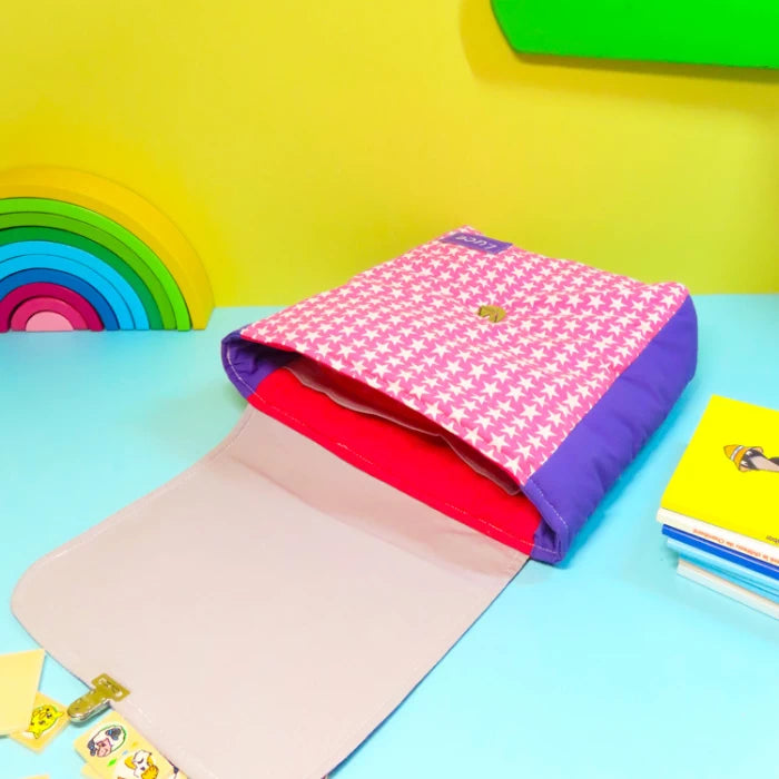 sac_maternelle_paquerettes_papillons ouvert