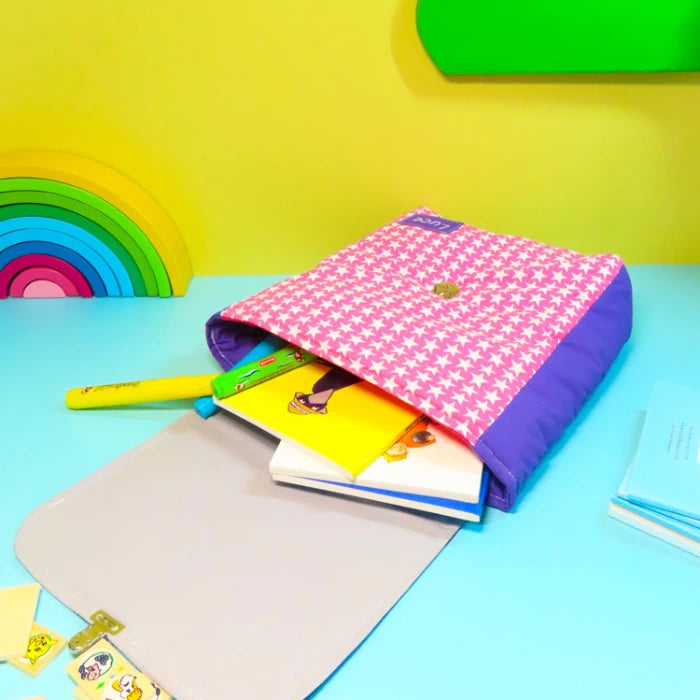 sac_maternelle_paquerettes_papillons ouvert