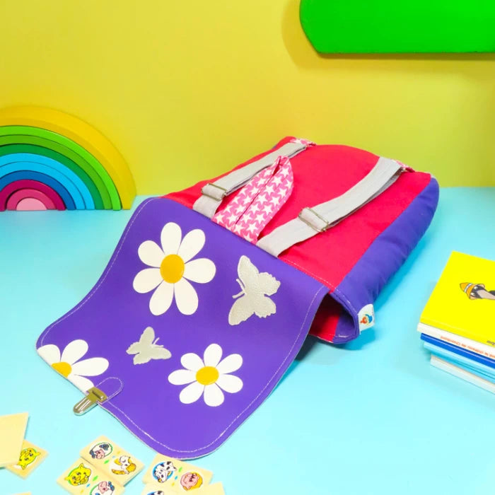Sac "Maternelle" ~ Pâquerettes & Papillons