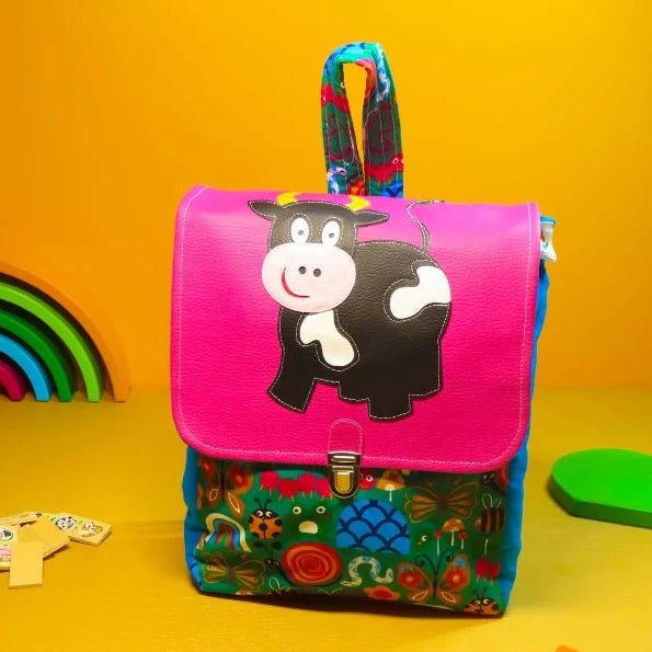 Sac "Maternelle" ~ Vache Rigolote