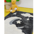 Tapis tufté ~“Lune et Nuages”