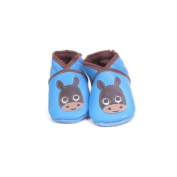 Chaussons cuir souple - Poulain