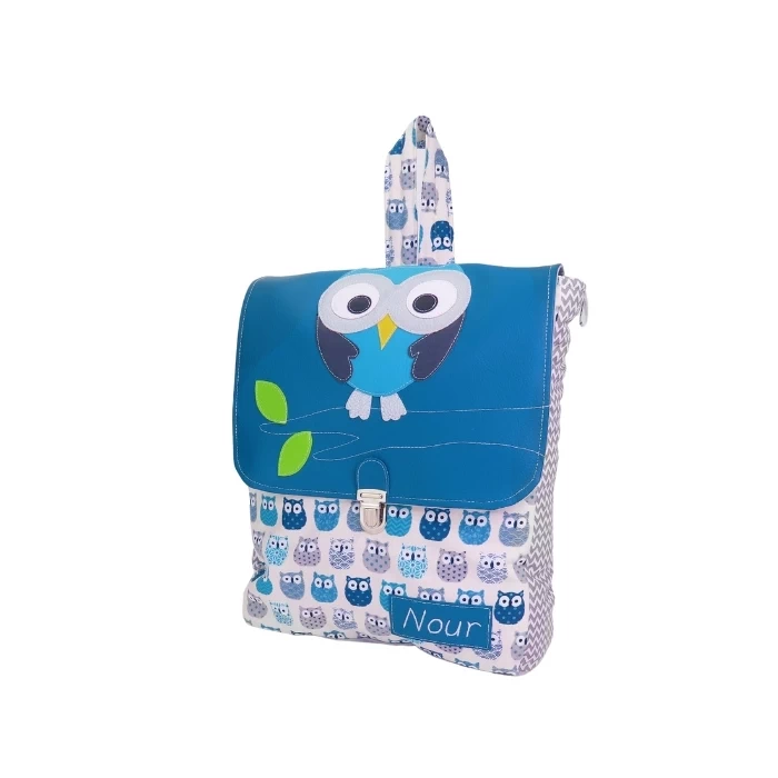 sac maternelle Hibou sur sa branche