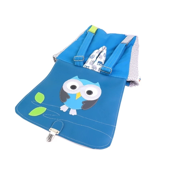 sac maternelle Hibou sur sa branche