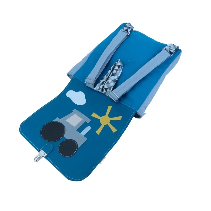 sac maternelle Tracteur Nuage & Soleil