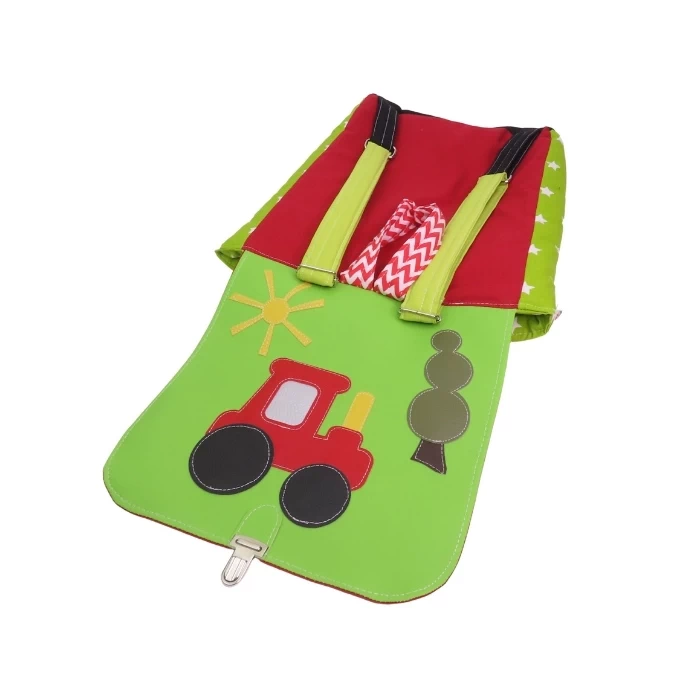 sac maternelle tracteur arbre soleil