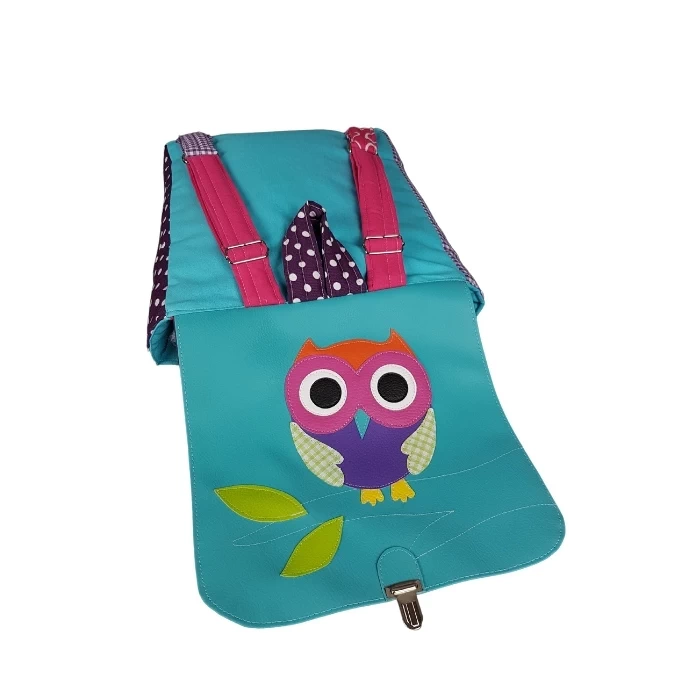 sac maternelle Hibou sur sa branche