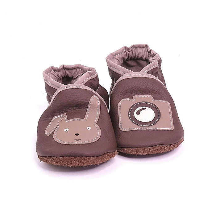 Chaussons cuir souple - Lapin Photographe