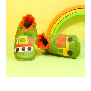 chaussons camion tractopelle vert