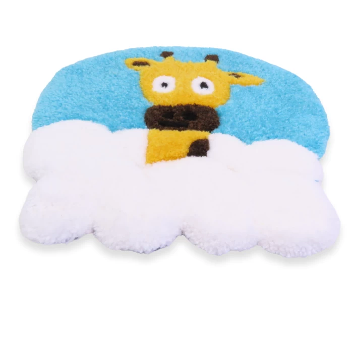 tapis tufté,turquoise, Giselle dans les nuages