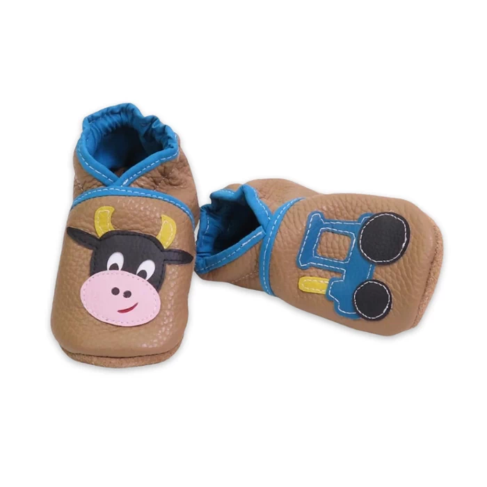 Chausson cuir tracteur vache