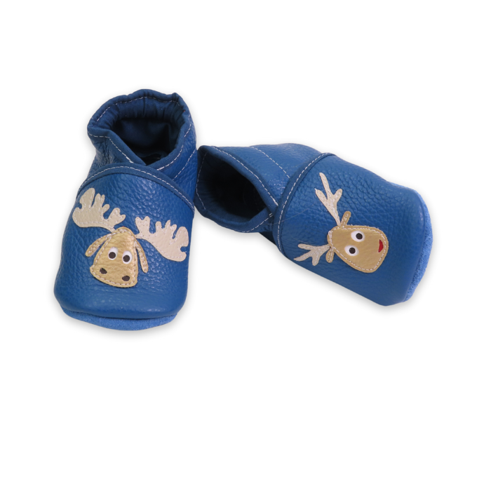 Chaussons cuir souple - Elan & Renne