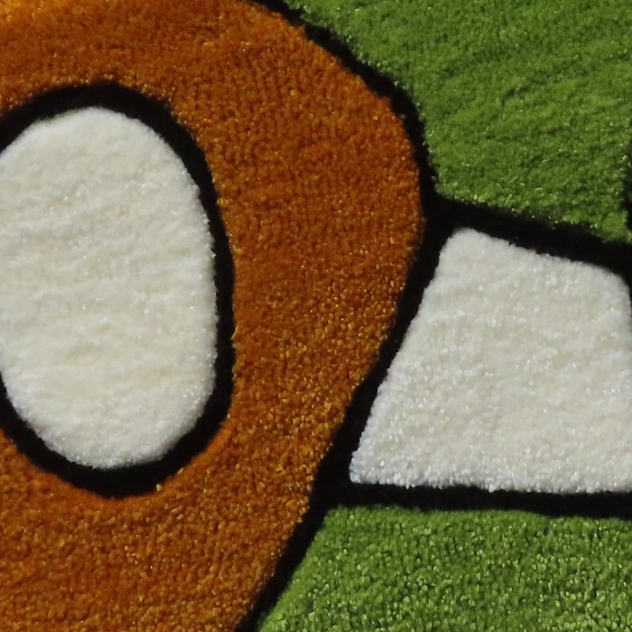 tapis tufté Visionn détail