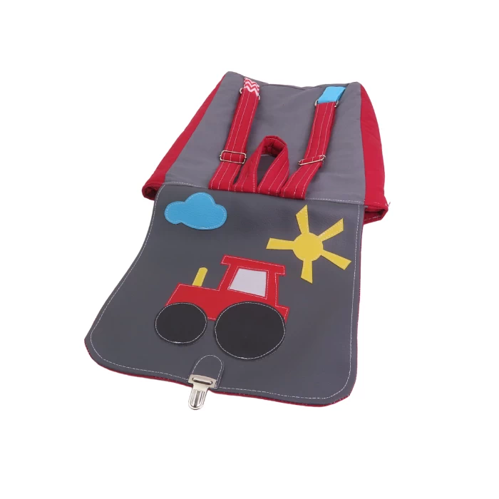 sac maternelle tracteur soleil nuage